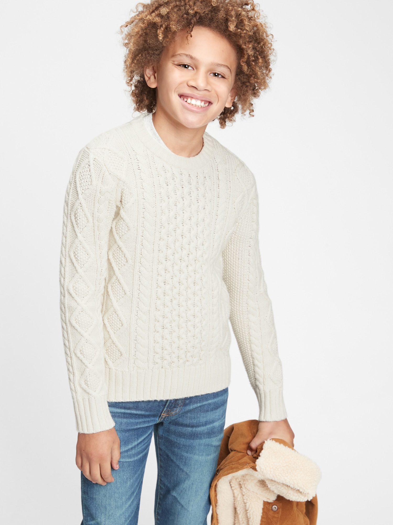 Kids Cable-Knit Sweater