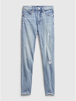  YZYEE Jeans for Women - High Waist Slant Pocket Skinny