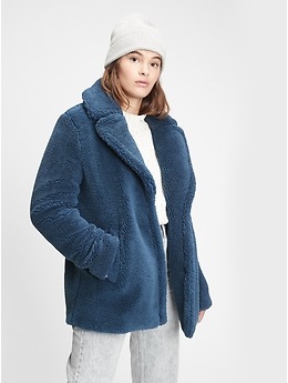 Gap womens shop teddy coat