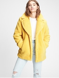 Gap teddy clearance bomber