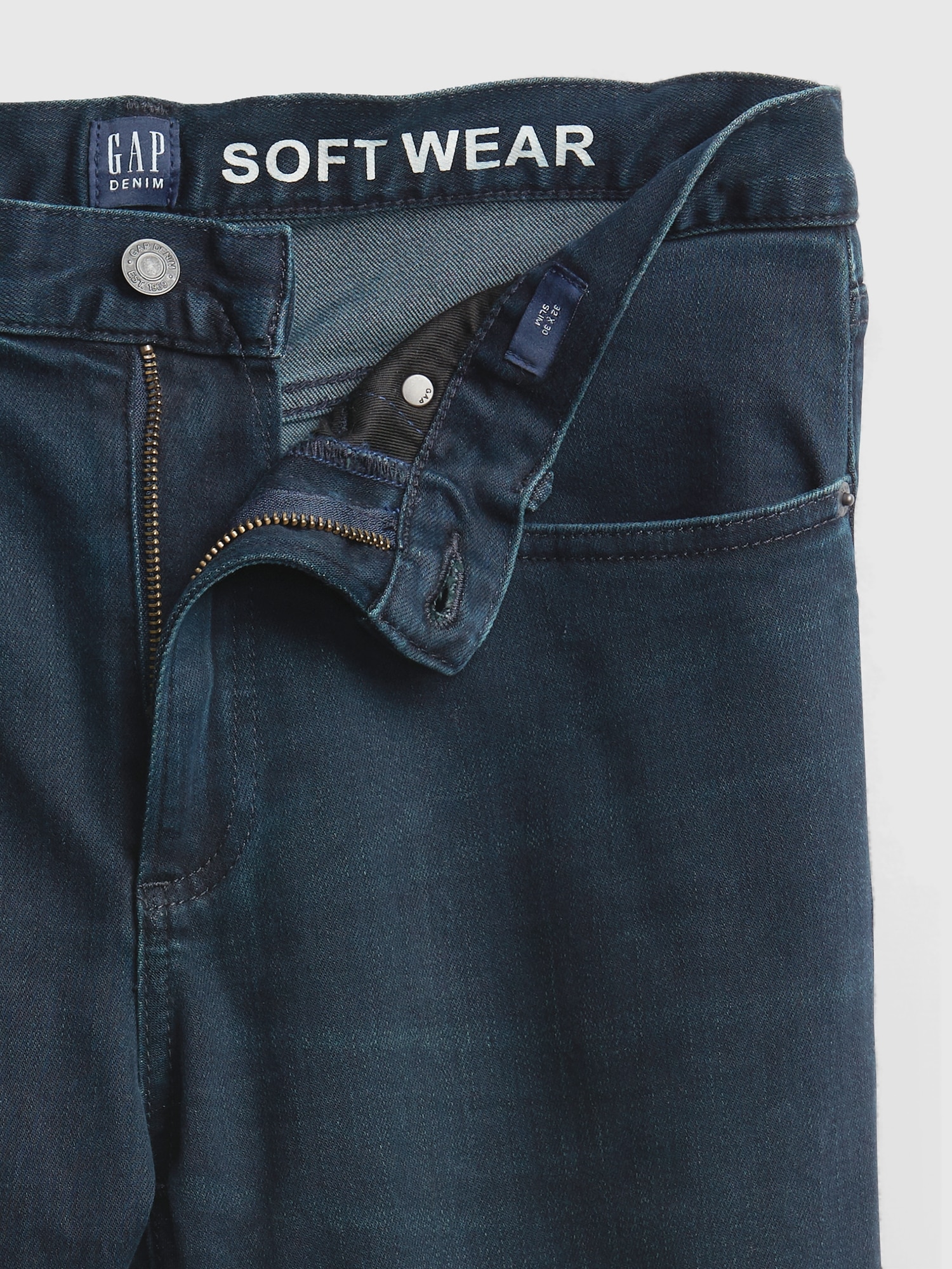 Soft Wear Slim Jeans With Washwell™