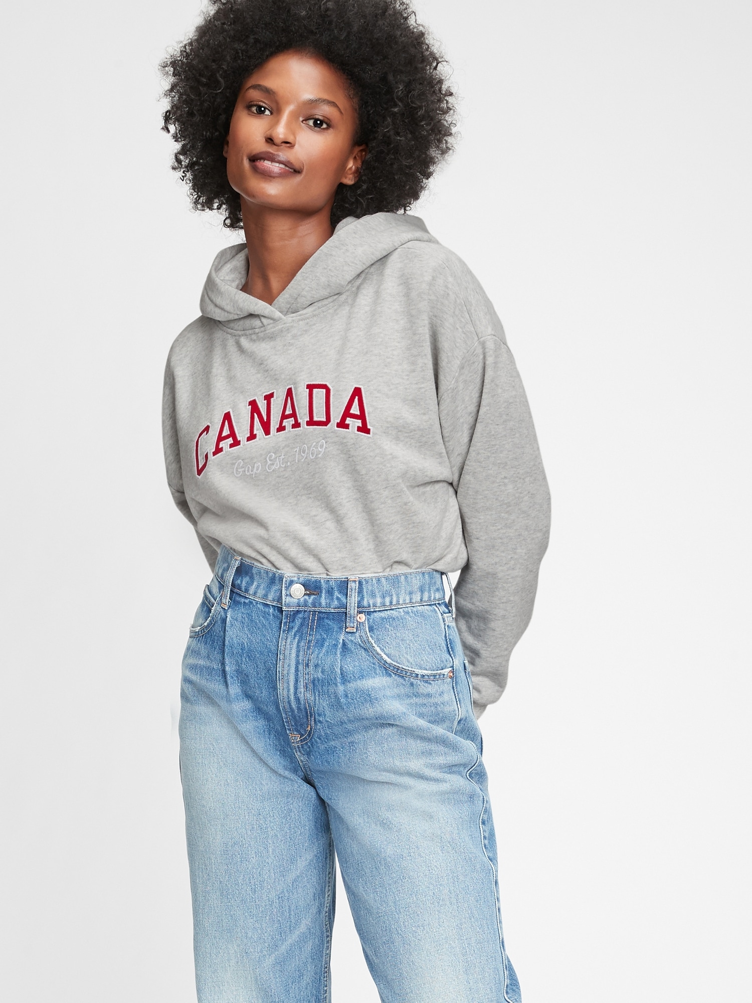 Gap logo 2025 hoodie women's