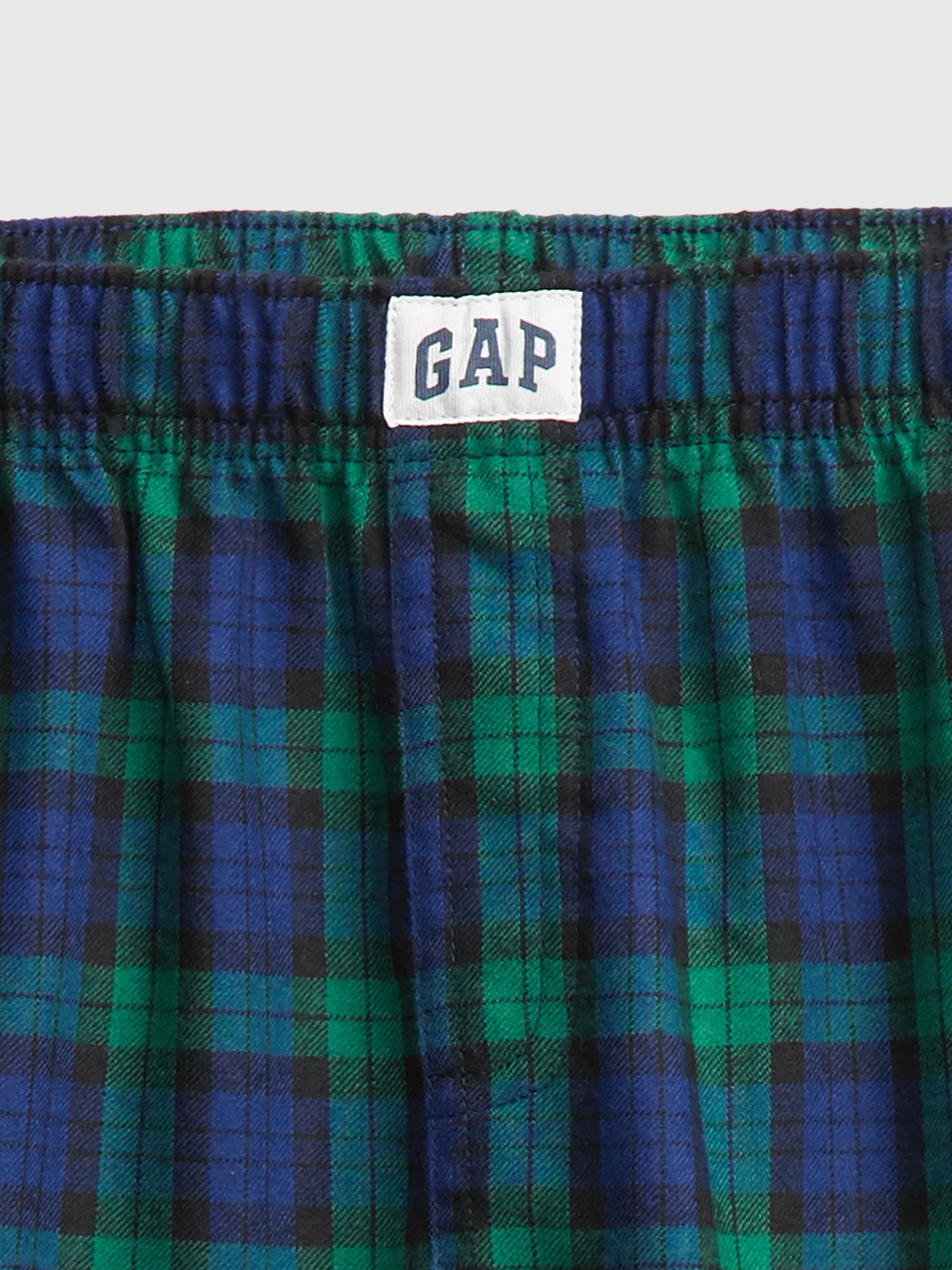 Ladies Irish Flannel Lounge Pants - Green Blackwatch Tartan