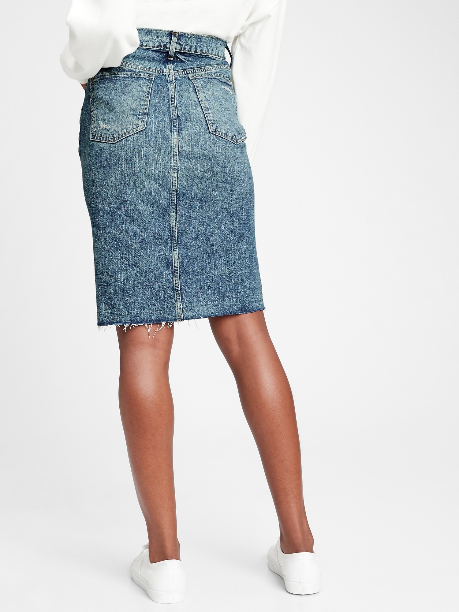 Denim Pencil Skirt Gap