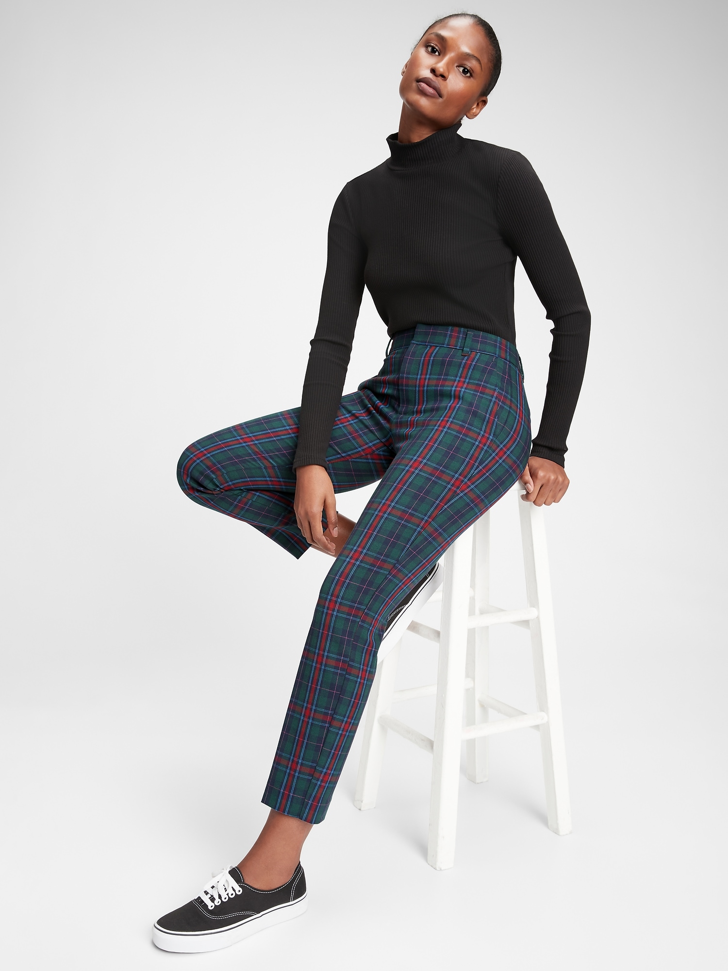 Plaid 2025 pants zara