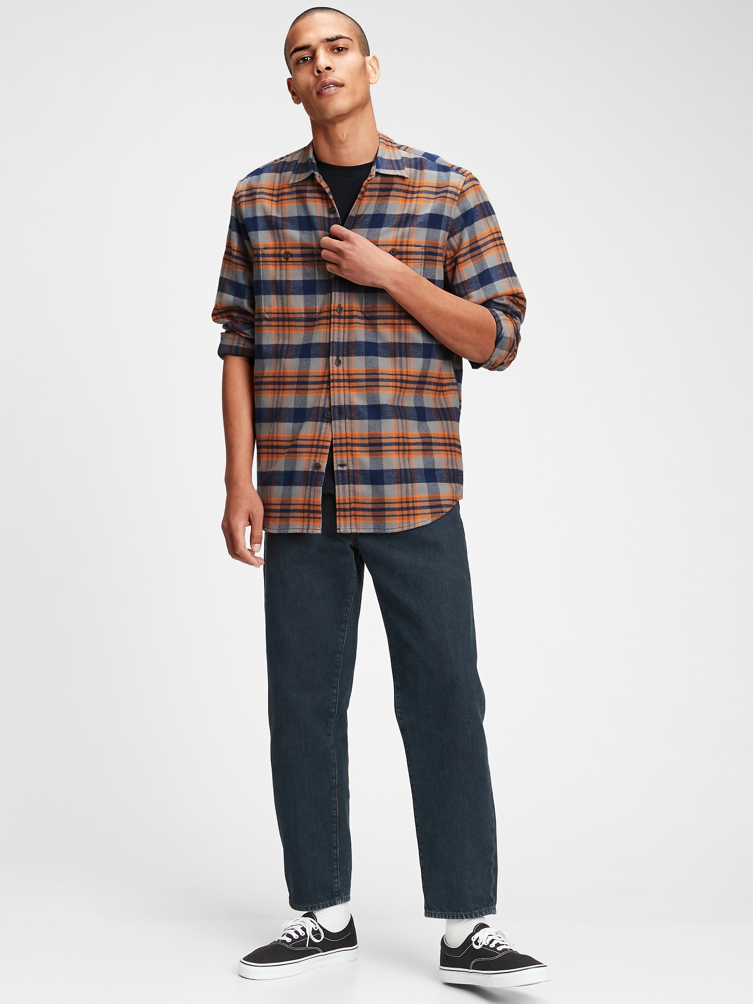 Pocket Flannel Shirt in Standard Fit | Gap