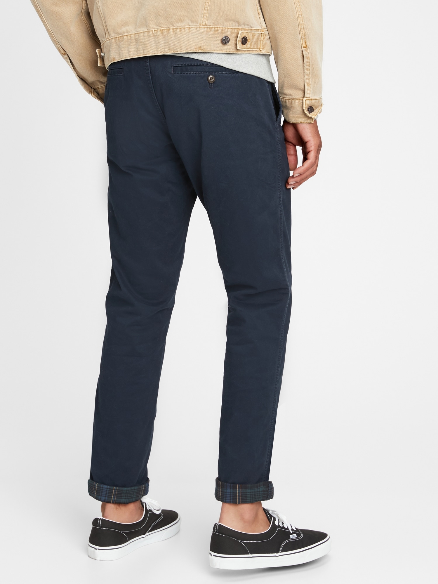 Flannel lined best sale khakis old navy