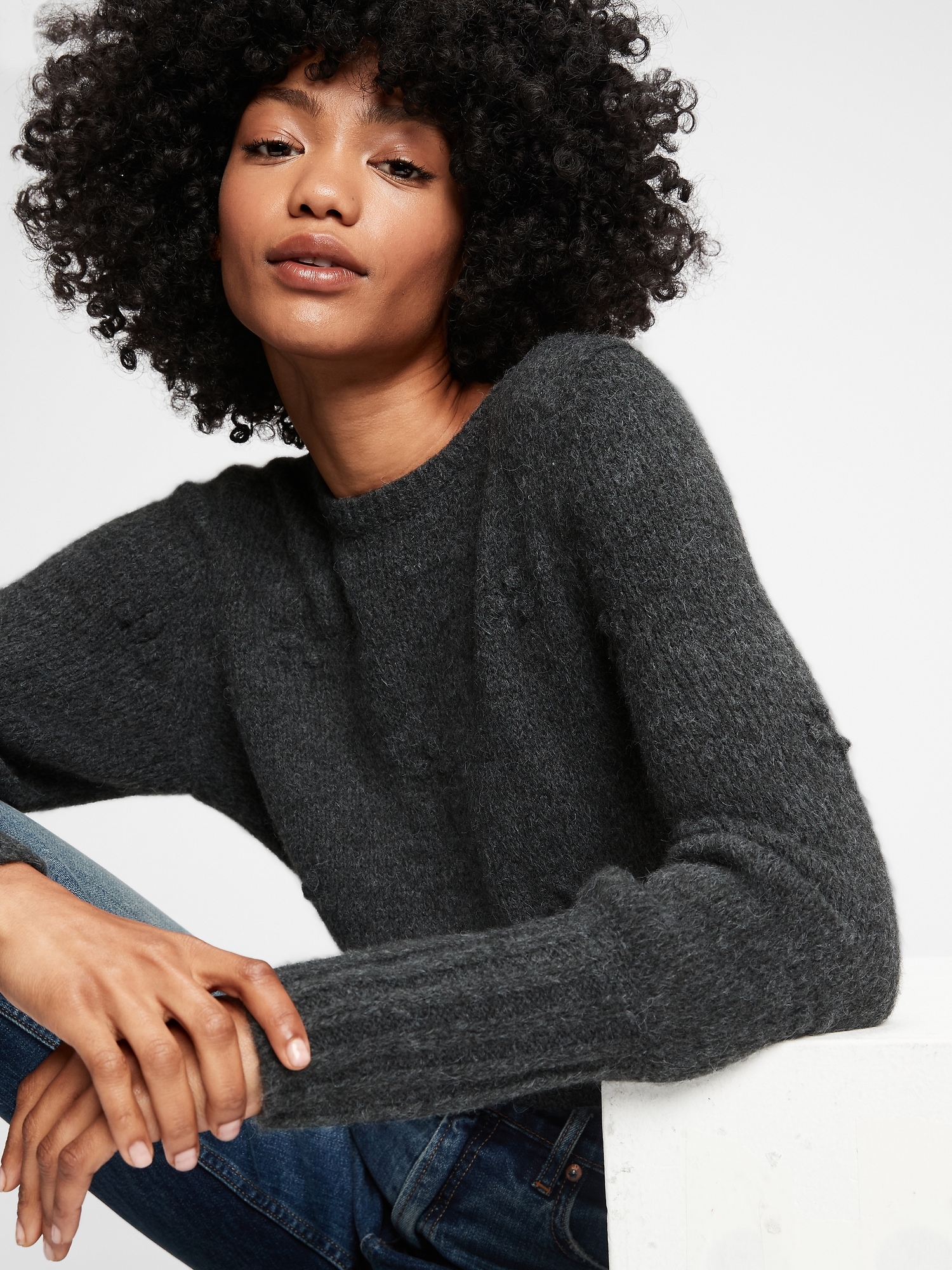 Puff-Sleeve Sweater | Gap