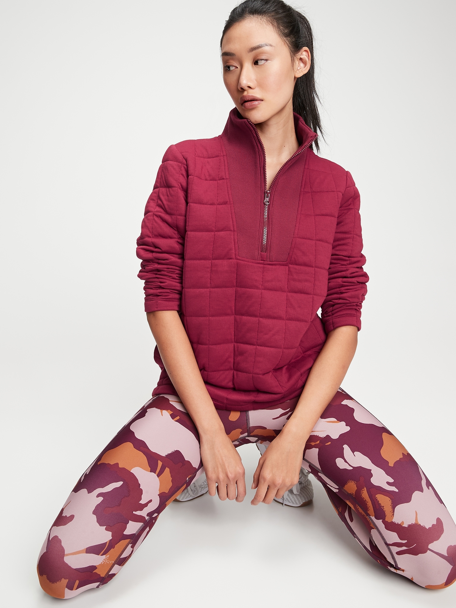 Gap store quilted sweatshirt