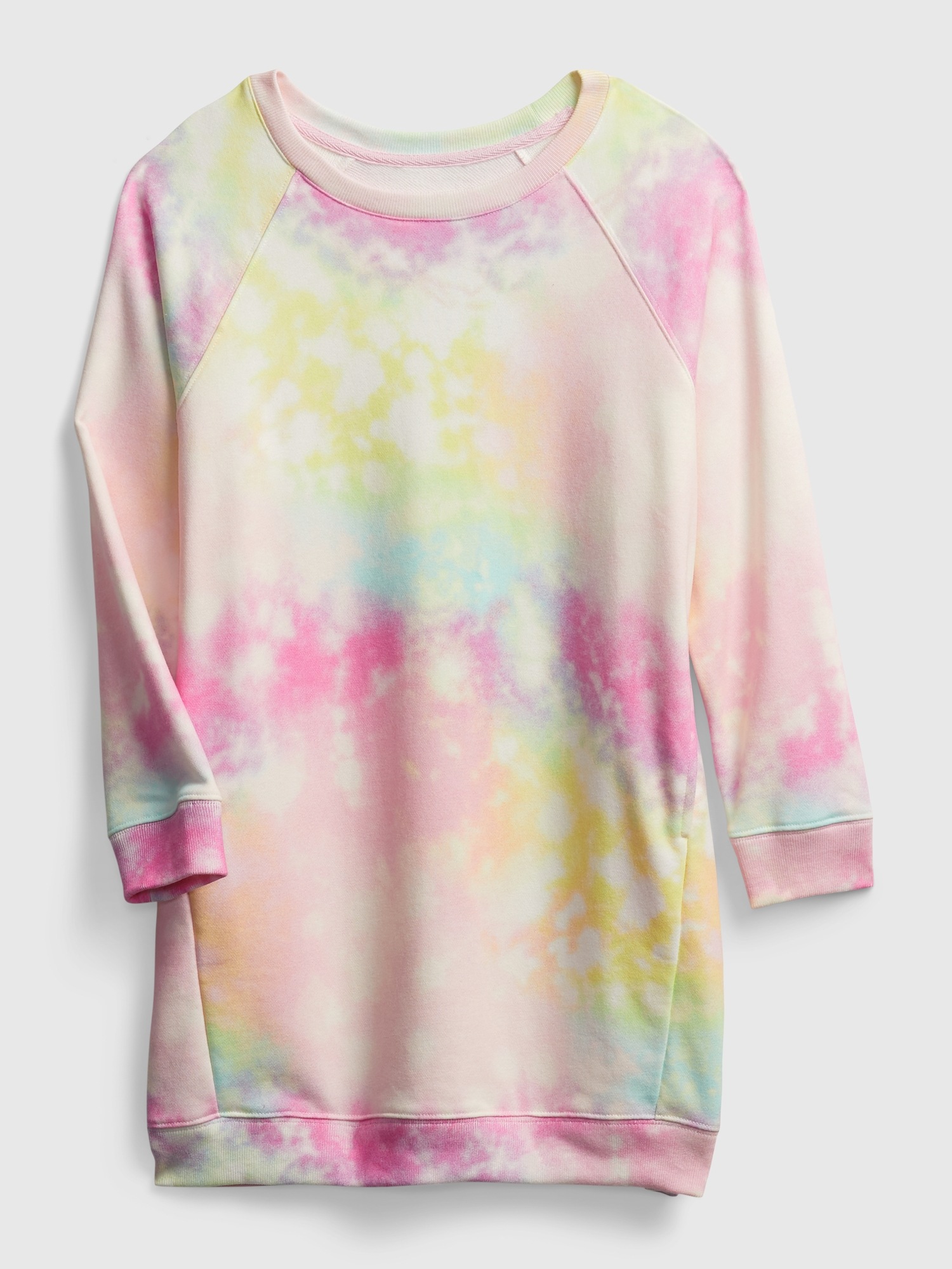 Kids Tie Dye Crewneck Sweatshirt Dress Gap