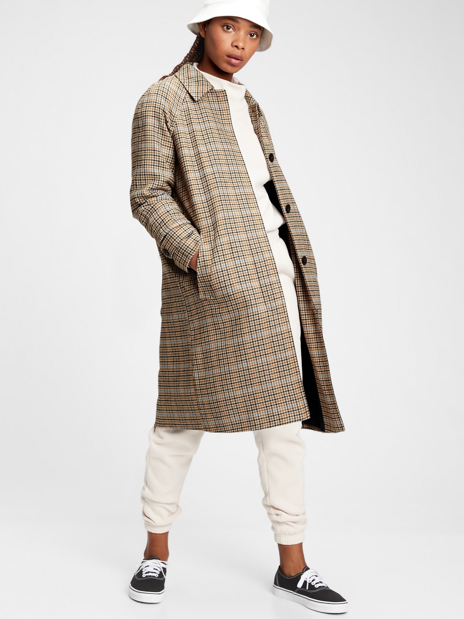 Plaid Wool Coat | Gap