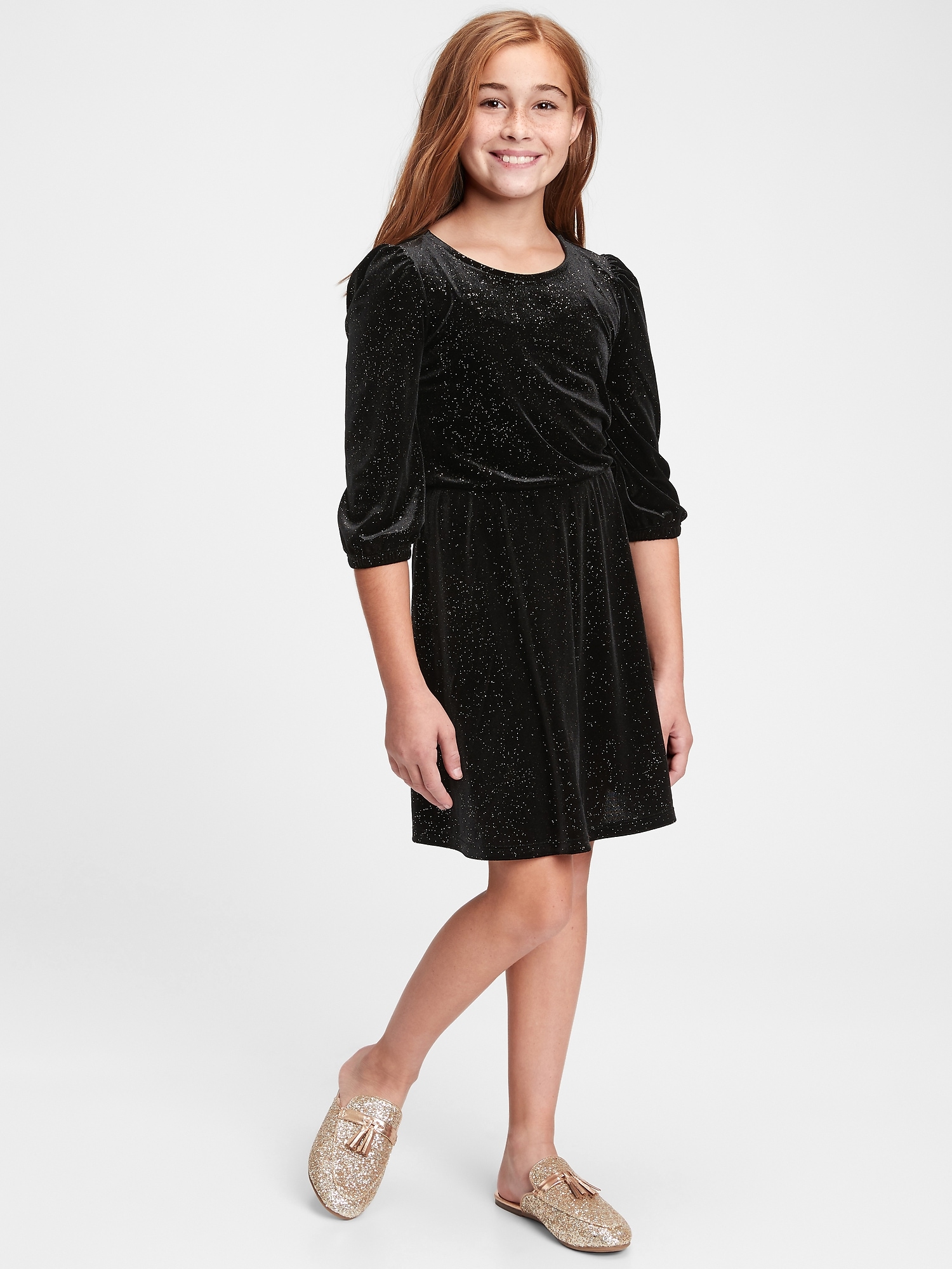SALE SALE Clearance SALE Velvet Black Dress. Kids Girls Size 8 -  Canada