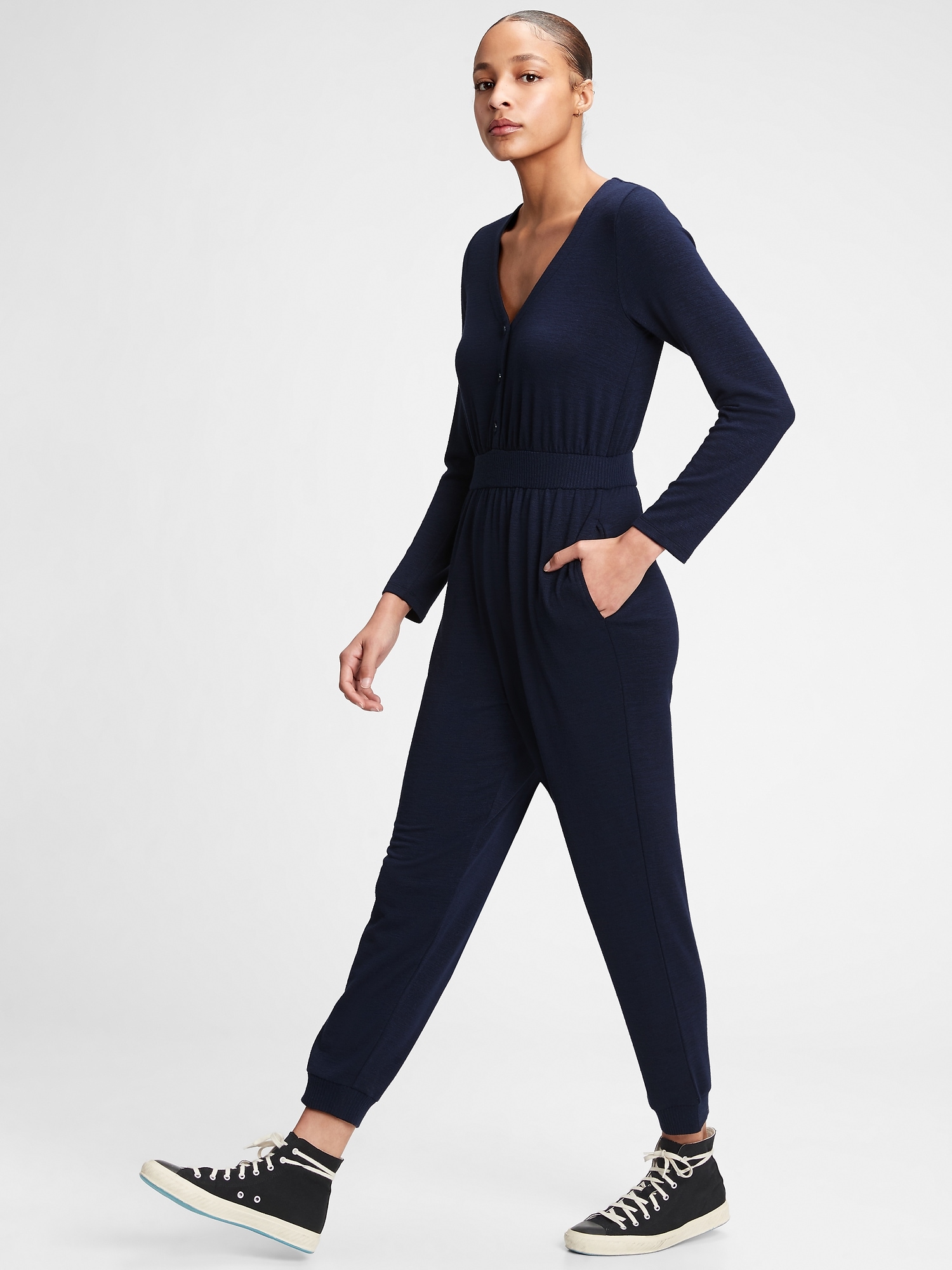 gap softspun jumpsuit