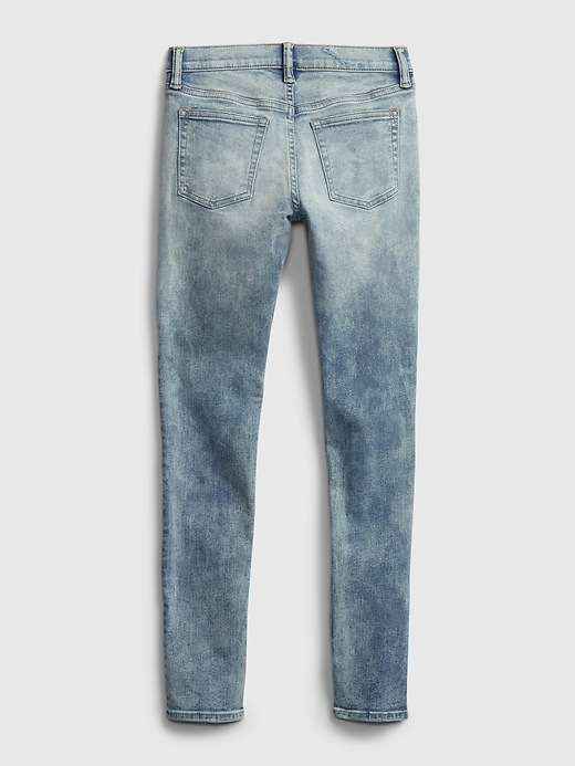 Image number 3 showing, Teen Stacked Ankle Skinny Jeans with Washwell&#153