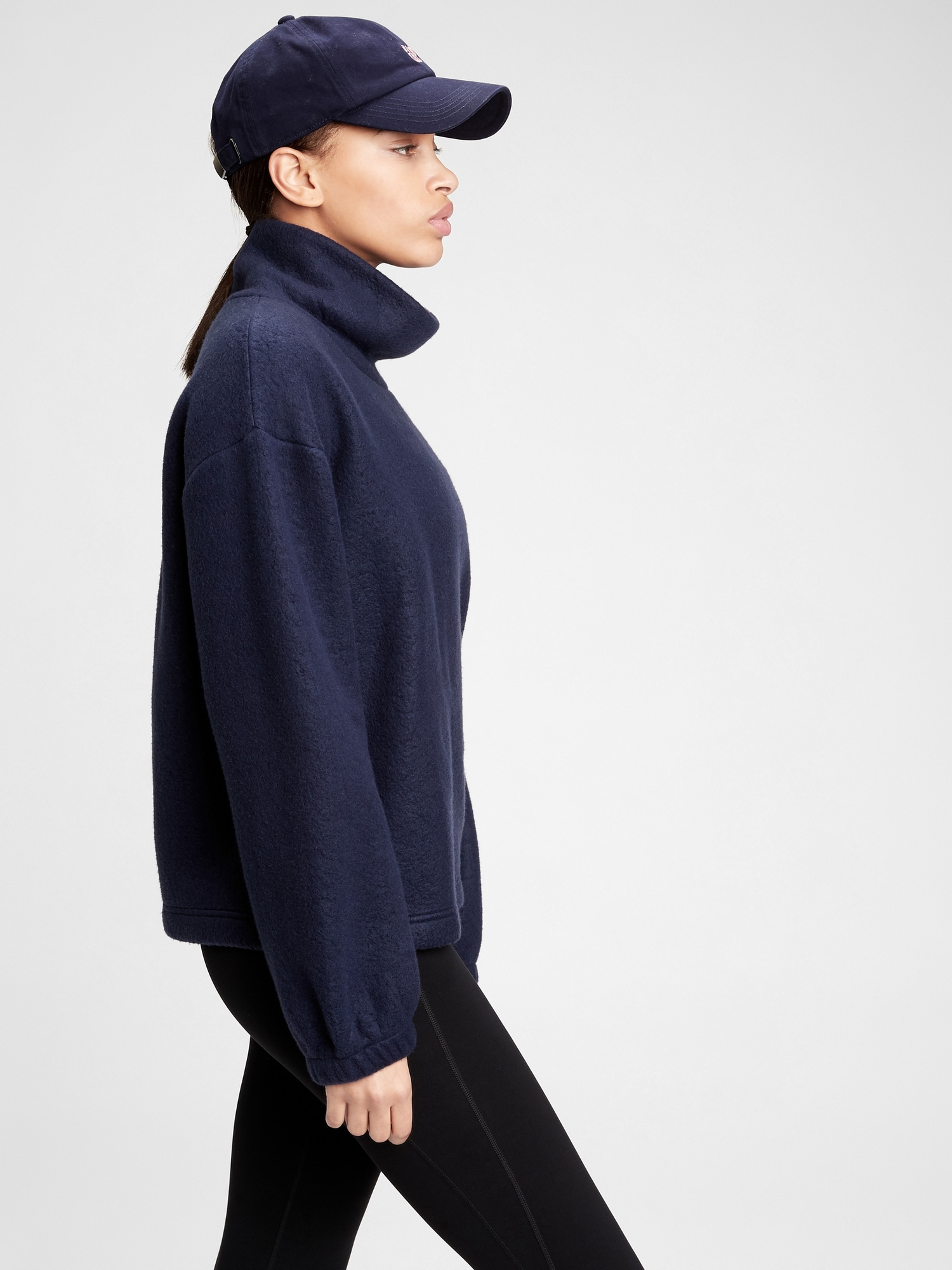 Fleece Turtleneck Sweatshirt | Gap