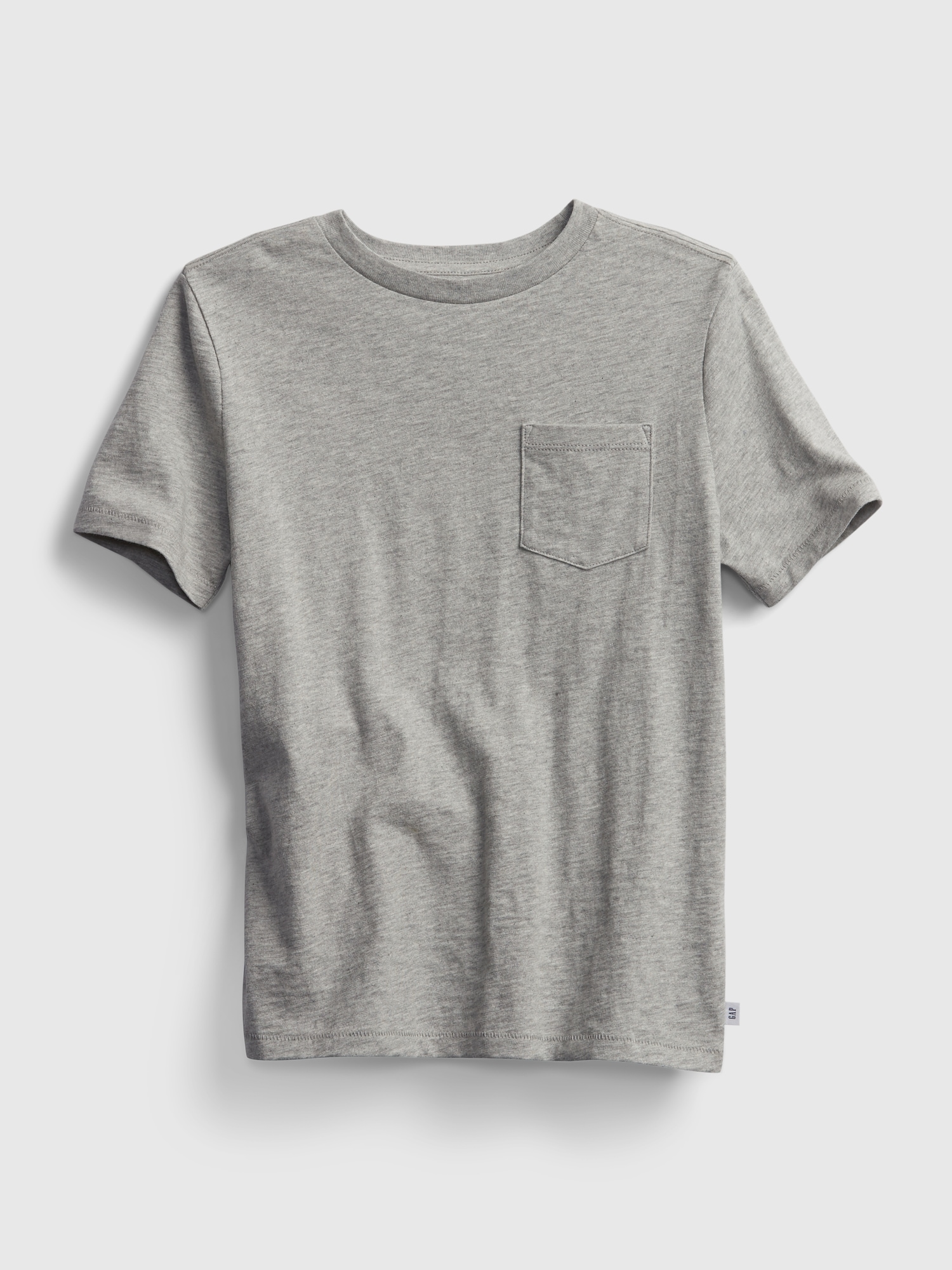 Gap Kids Pocket T-Shirt gray. 1