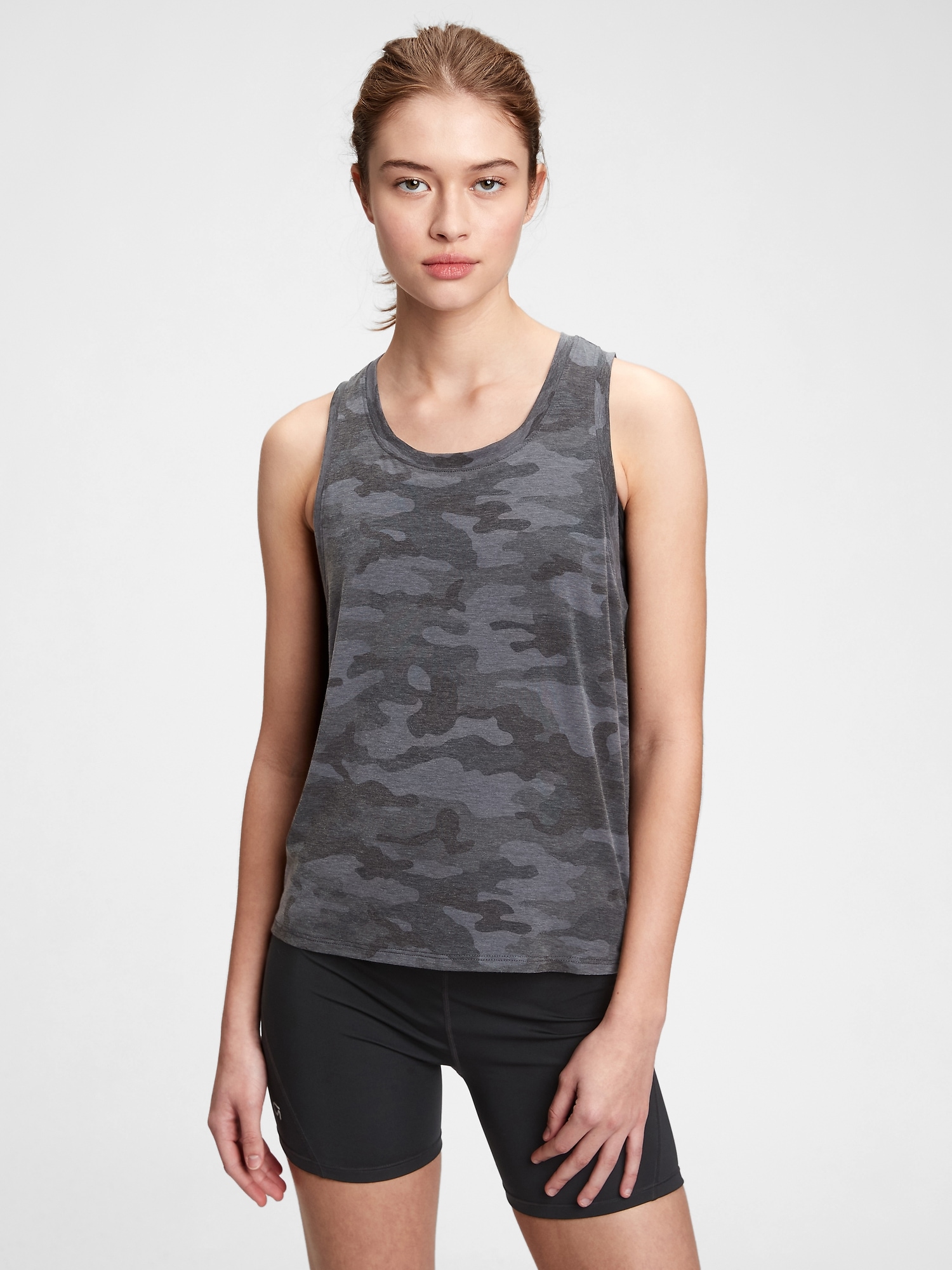 GapFit Breathe Wrap-Back Tank Top