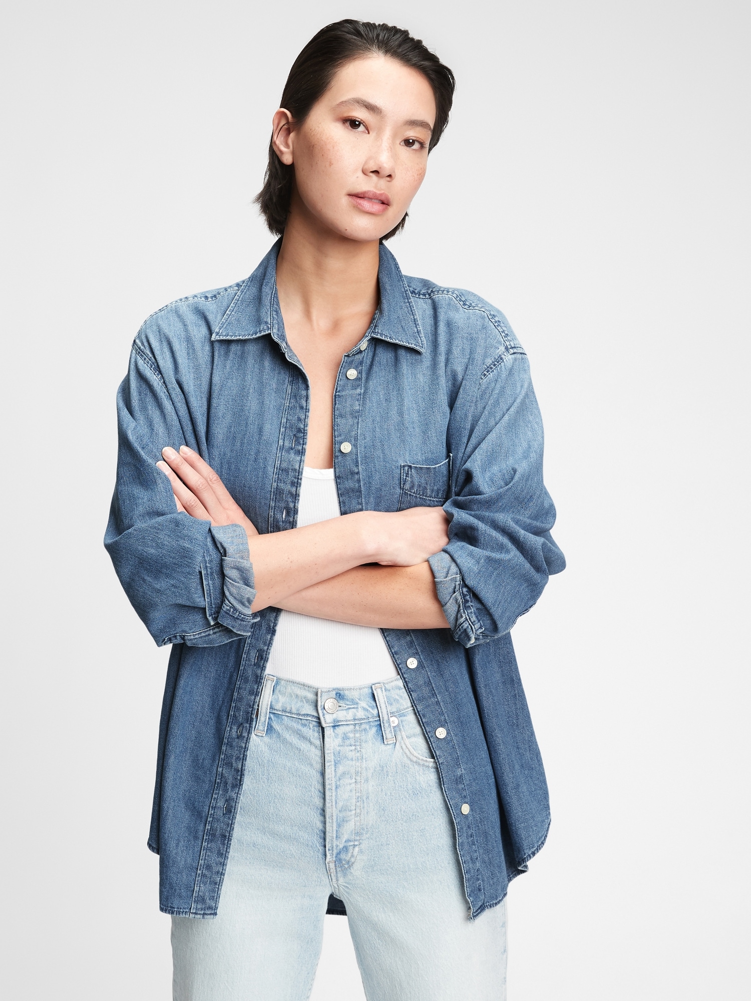 Denim Big Shirt | Gap