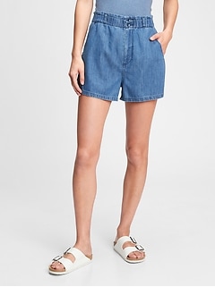 gap paperbag shorts