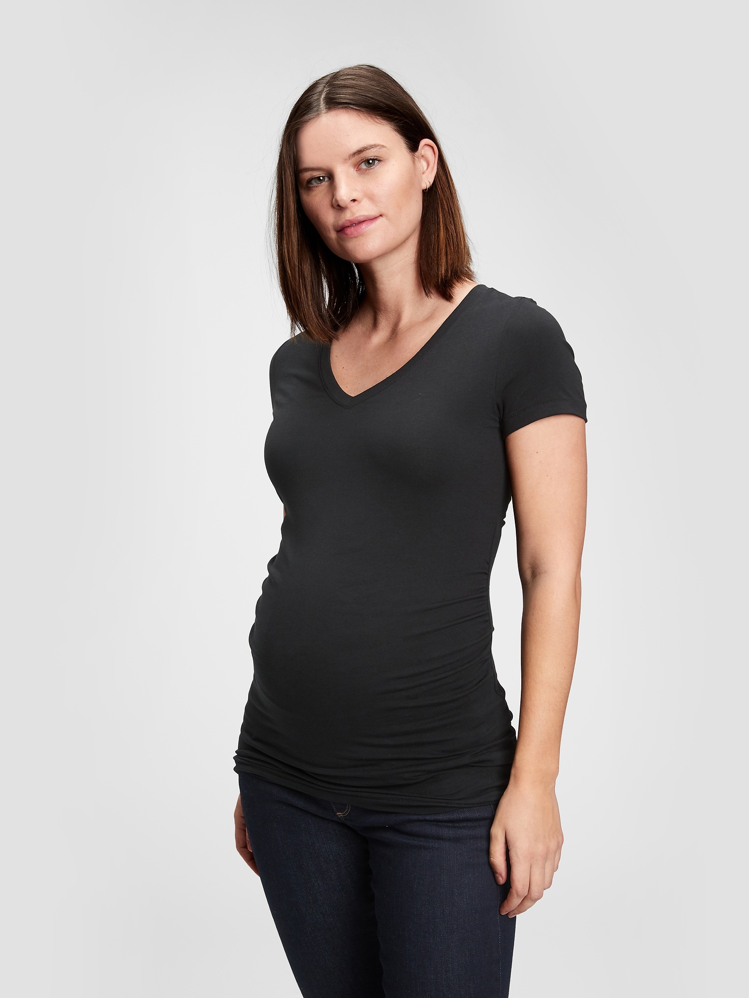 Maternity Pure Body VNeck TShirt Gap