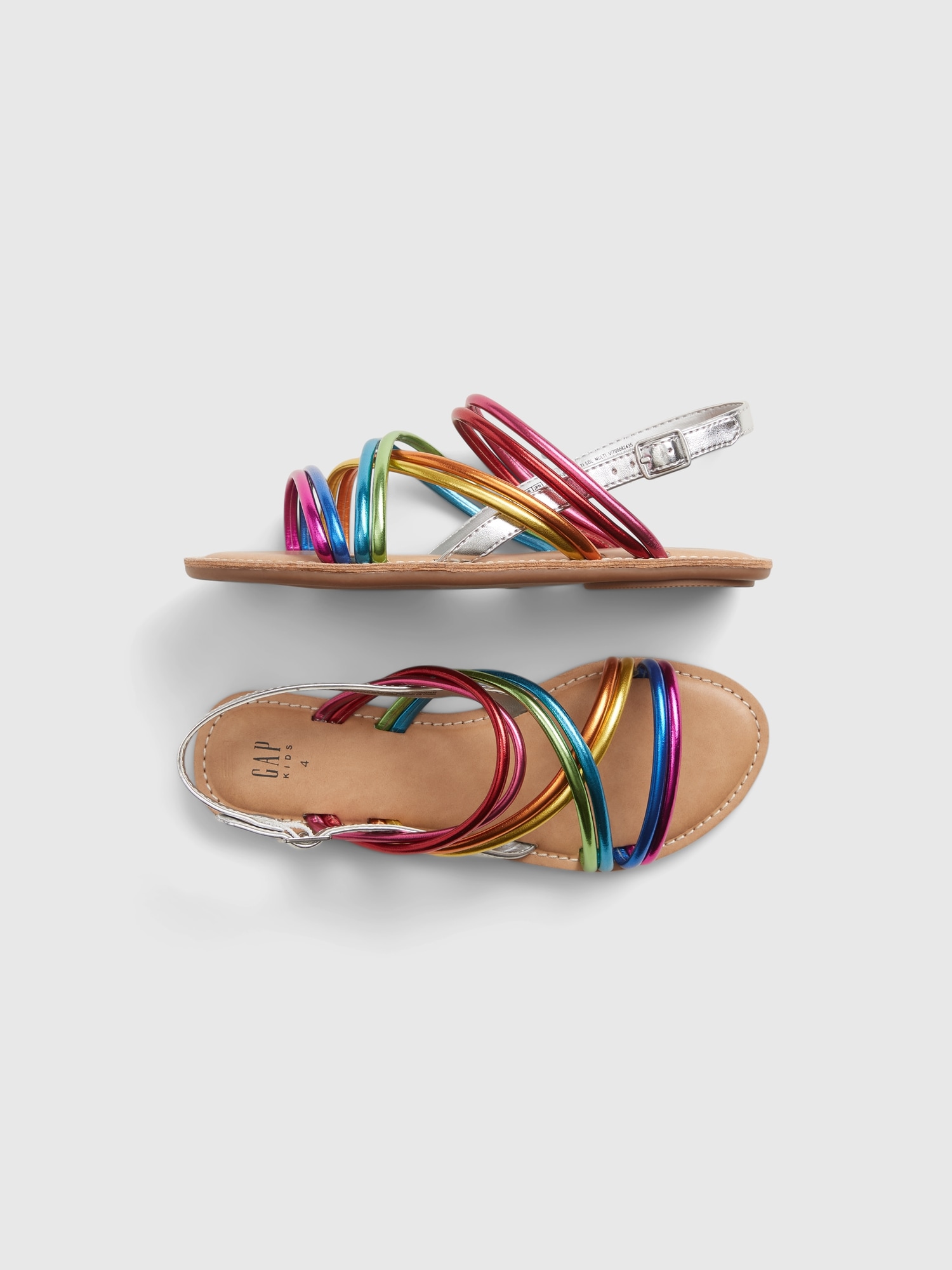 Rainbow sales strappy sandals