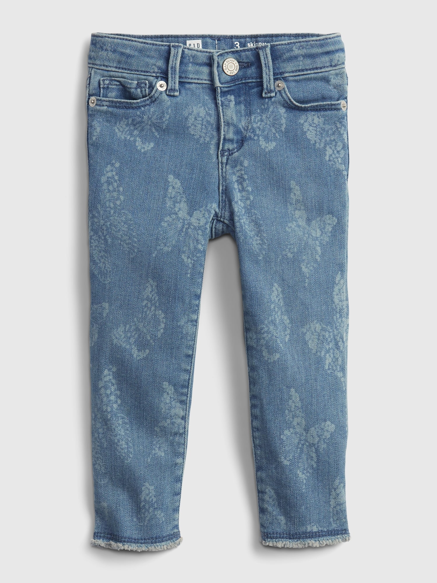 Toddler Butterfly Skinny Ankle Jeans with Washwell™