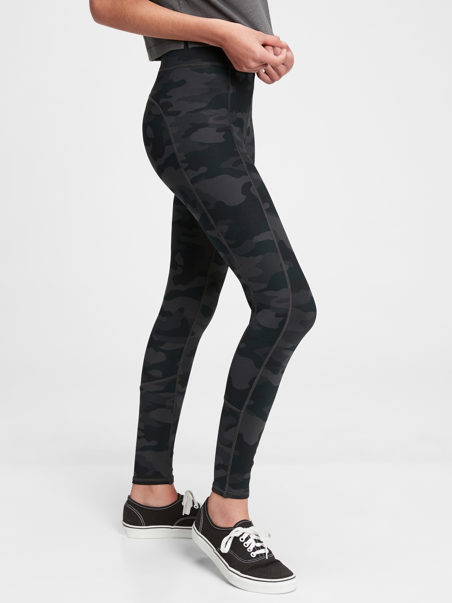 Gap Fit 100% Cotton Black Gray Yoga Pants Size S - 81% off