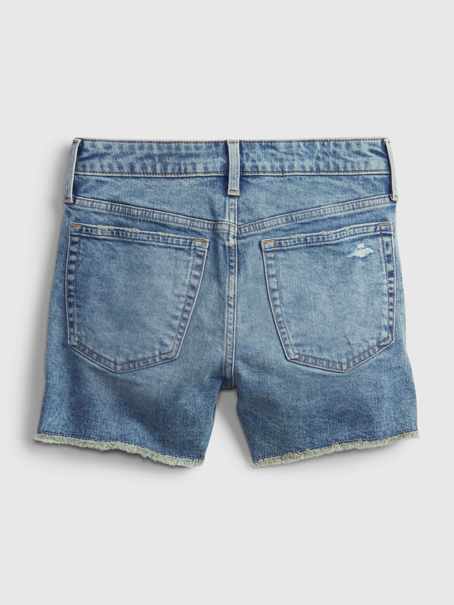 Teen Sky High-Rise Denim Shorts with Stretch