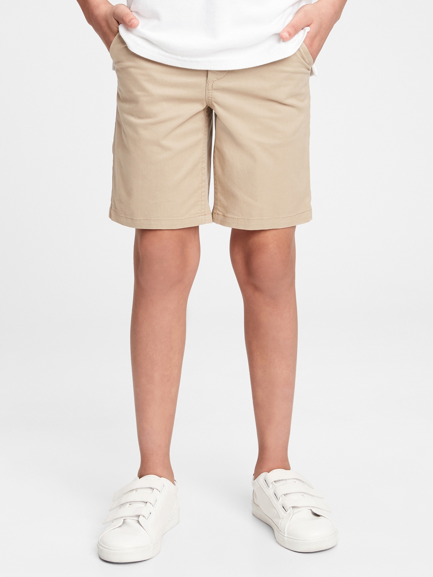 Gap Kids Uniform Dressy Shorts brown. 1