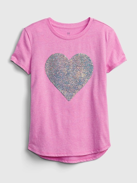 Kids Flippy Sequin Graphic T-Shirt | Gap