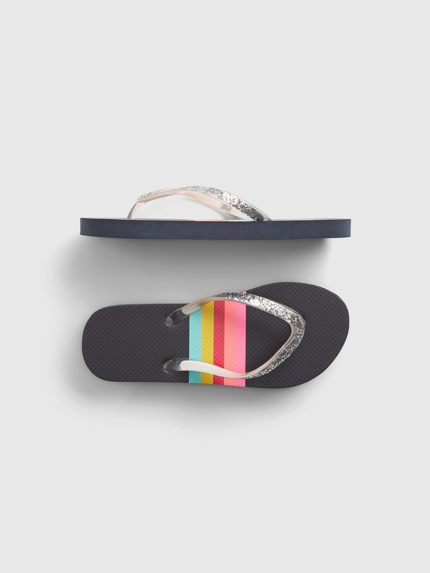 Flip flops with sales glitter straps