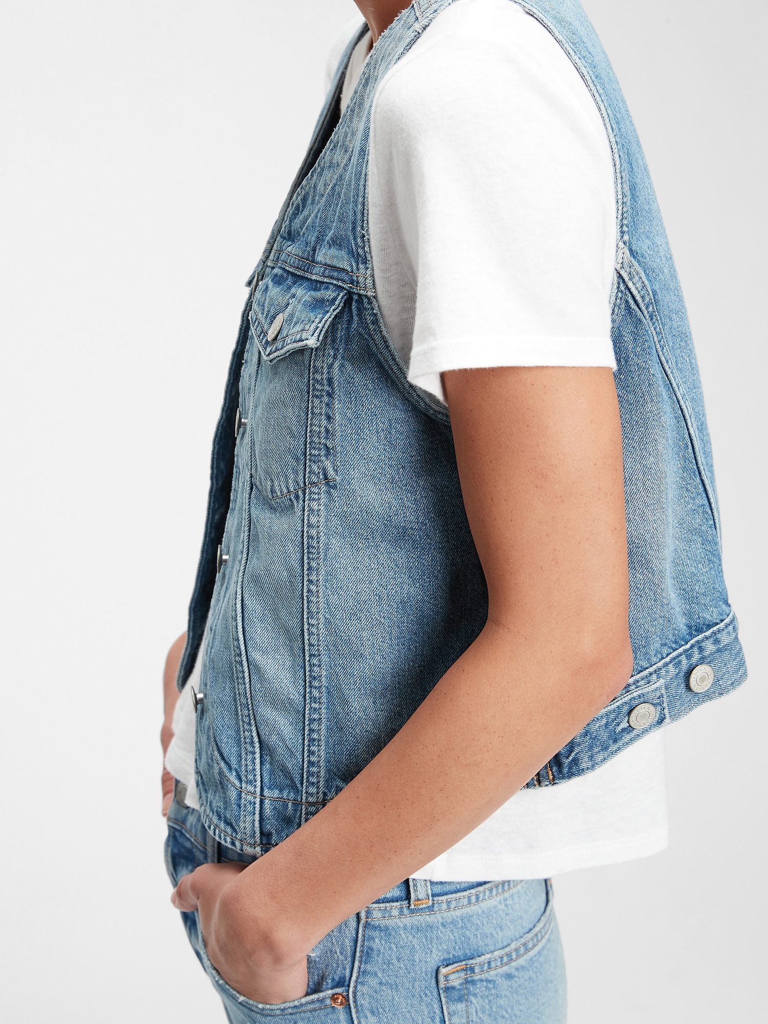 Denim hotsell vest gap