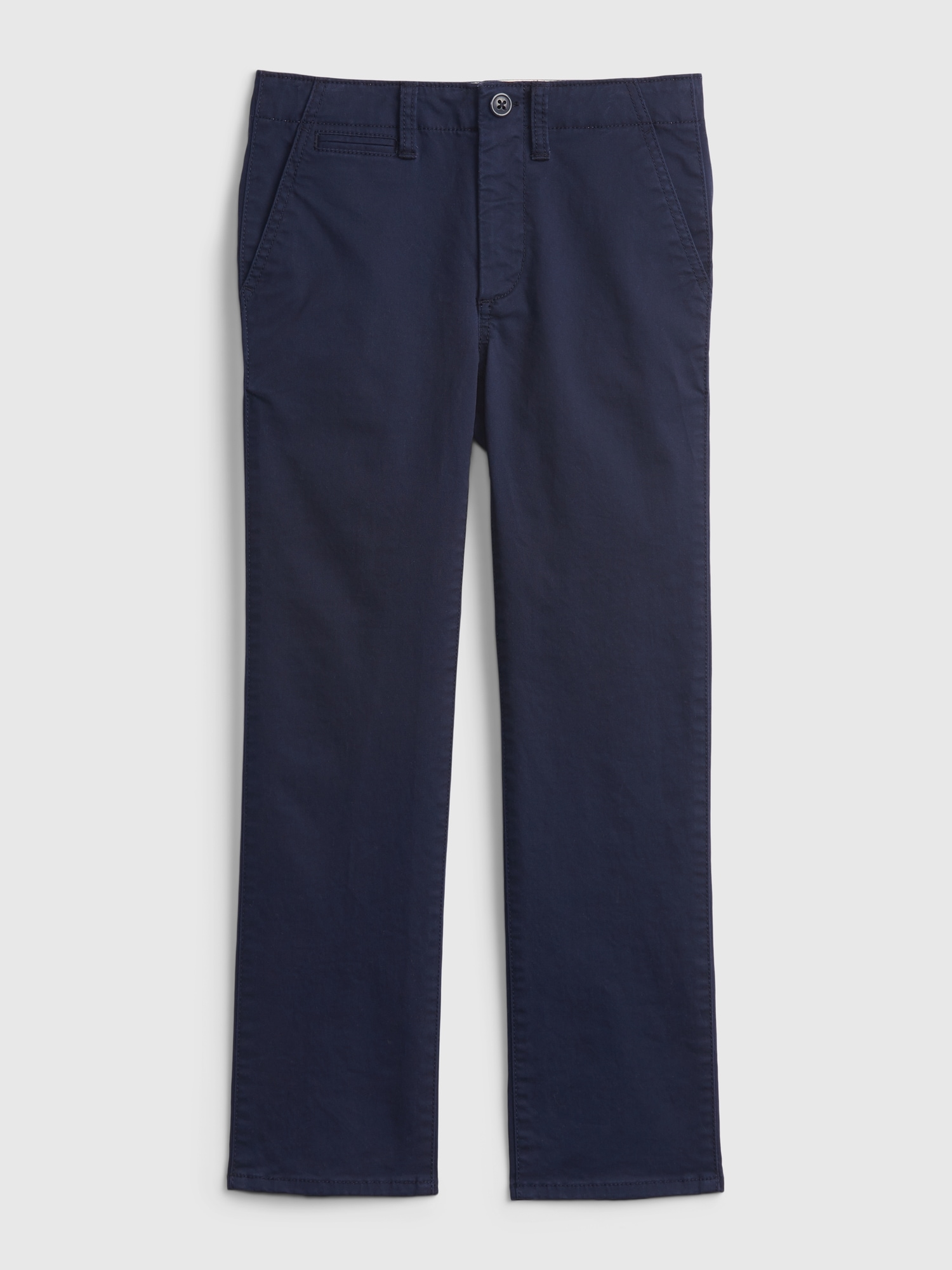 Gap Kids Uniform Lived-In Khakis blue. 1