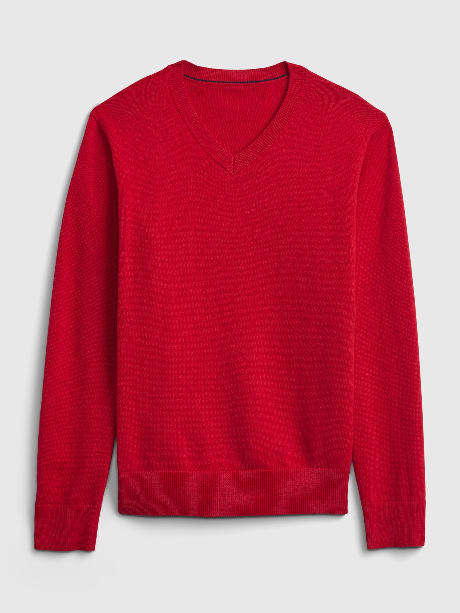 Gap Kids Organic Cotton Uniform Sweater red. 1