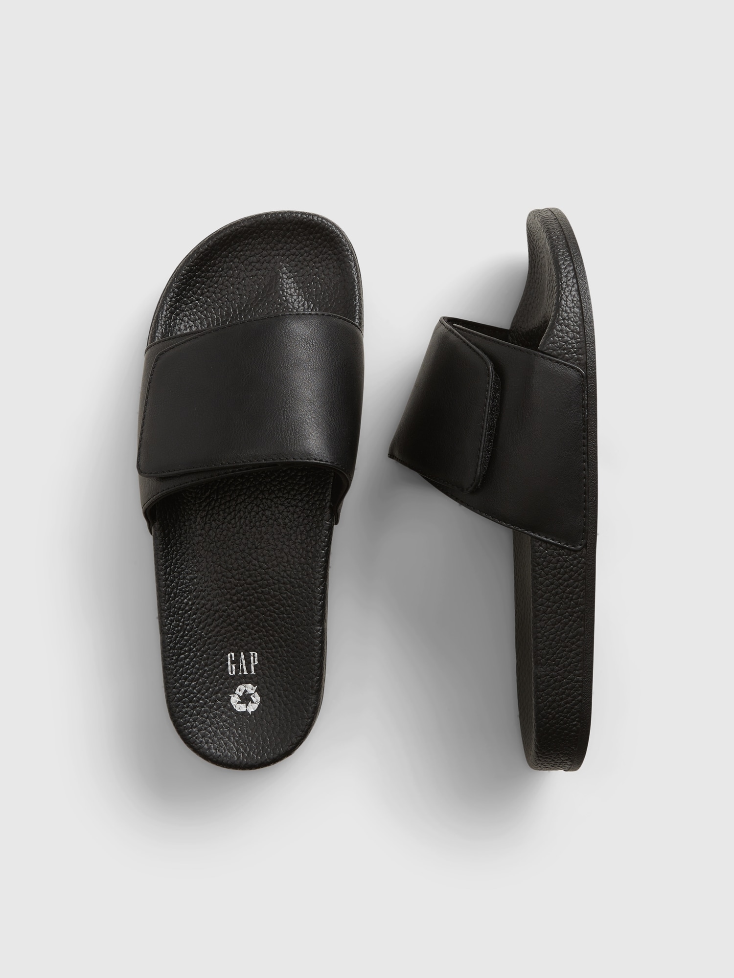 Plain black sale slides cheap