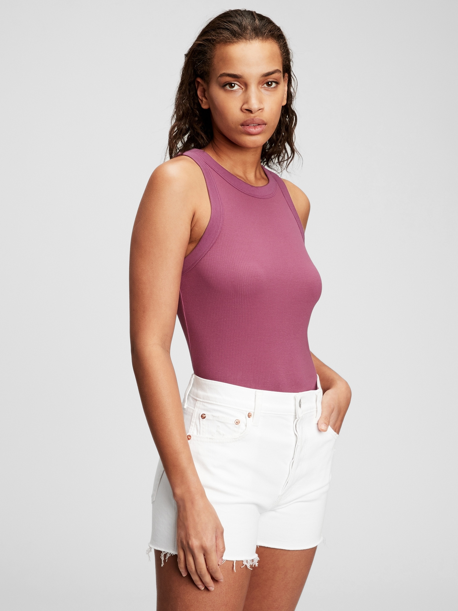 Halter-Neck Tank Top