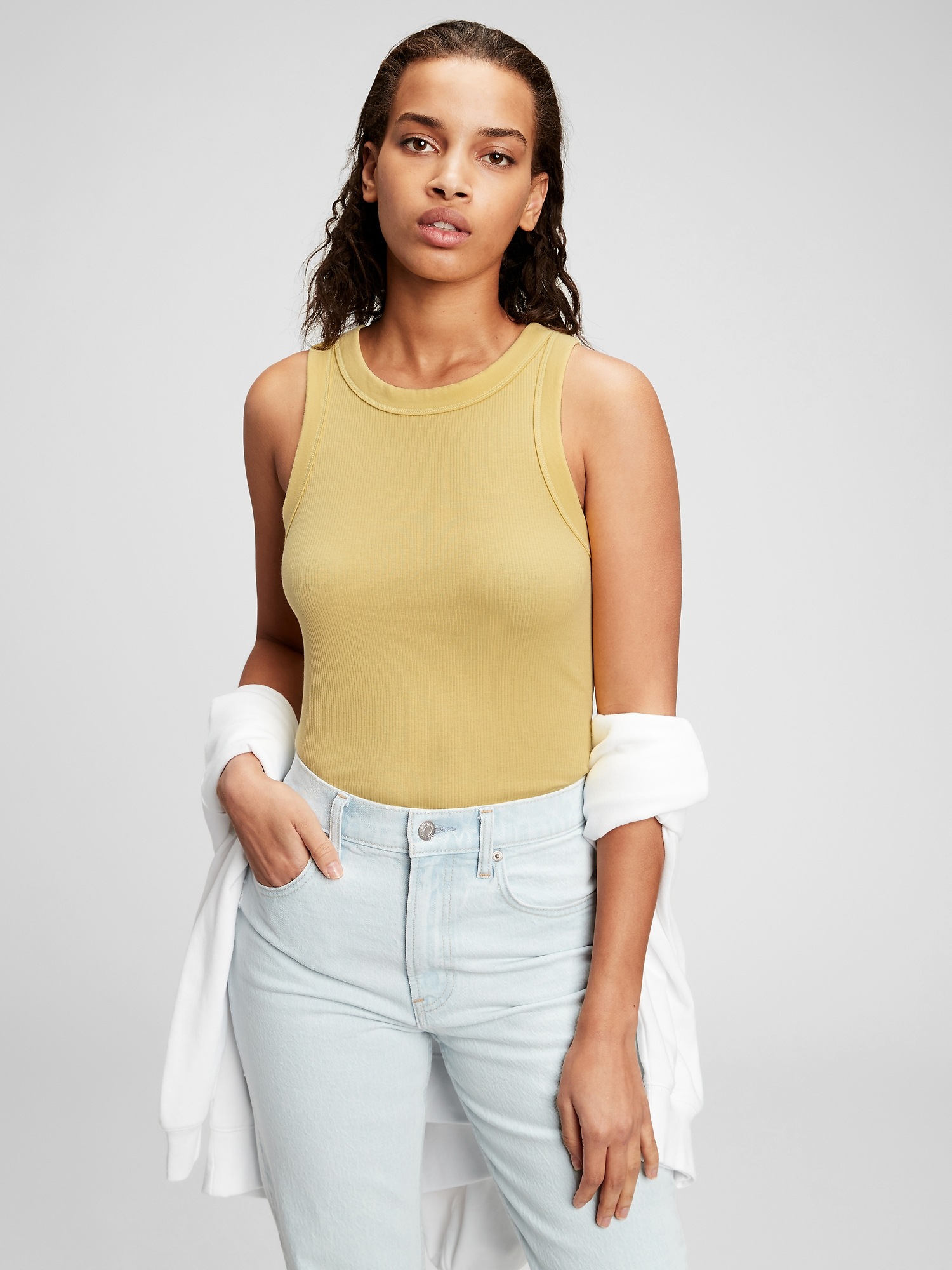 Halter-Neck Tank Top