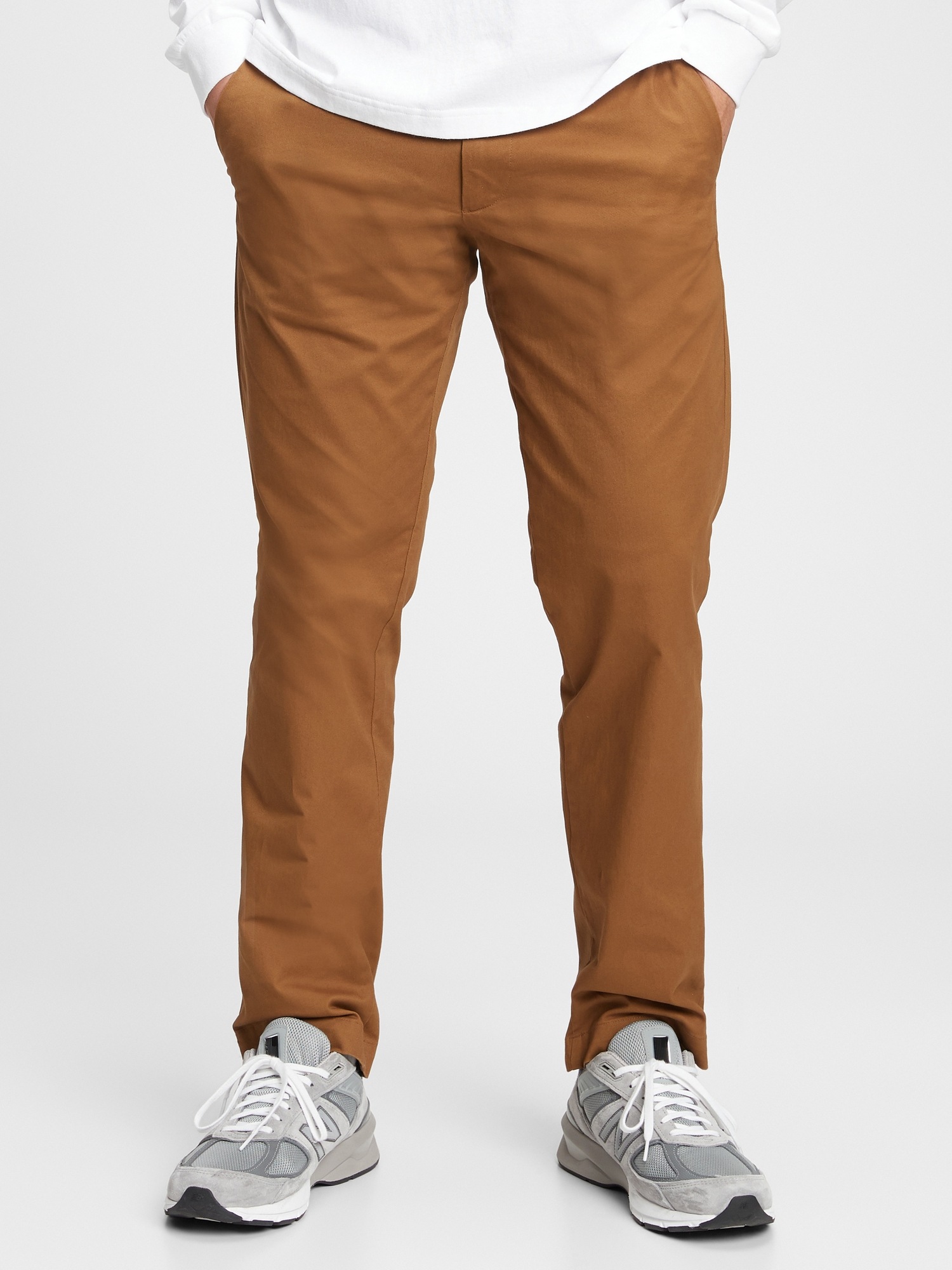 Modern Khakis in Straight Fit with GapFlex | Gap