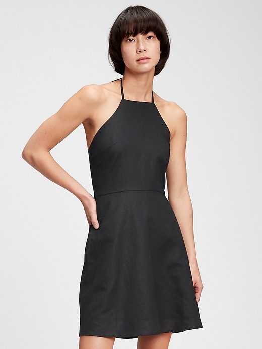 Halter-Neck Mini Dress | Gap
