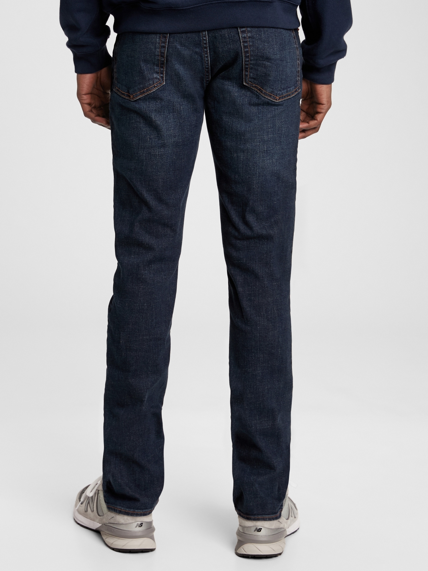 Straight Taper GapFlex Jeans with Washwell Grey Wash
