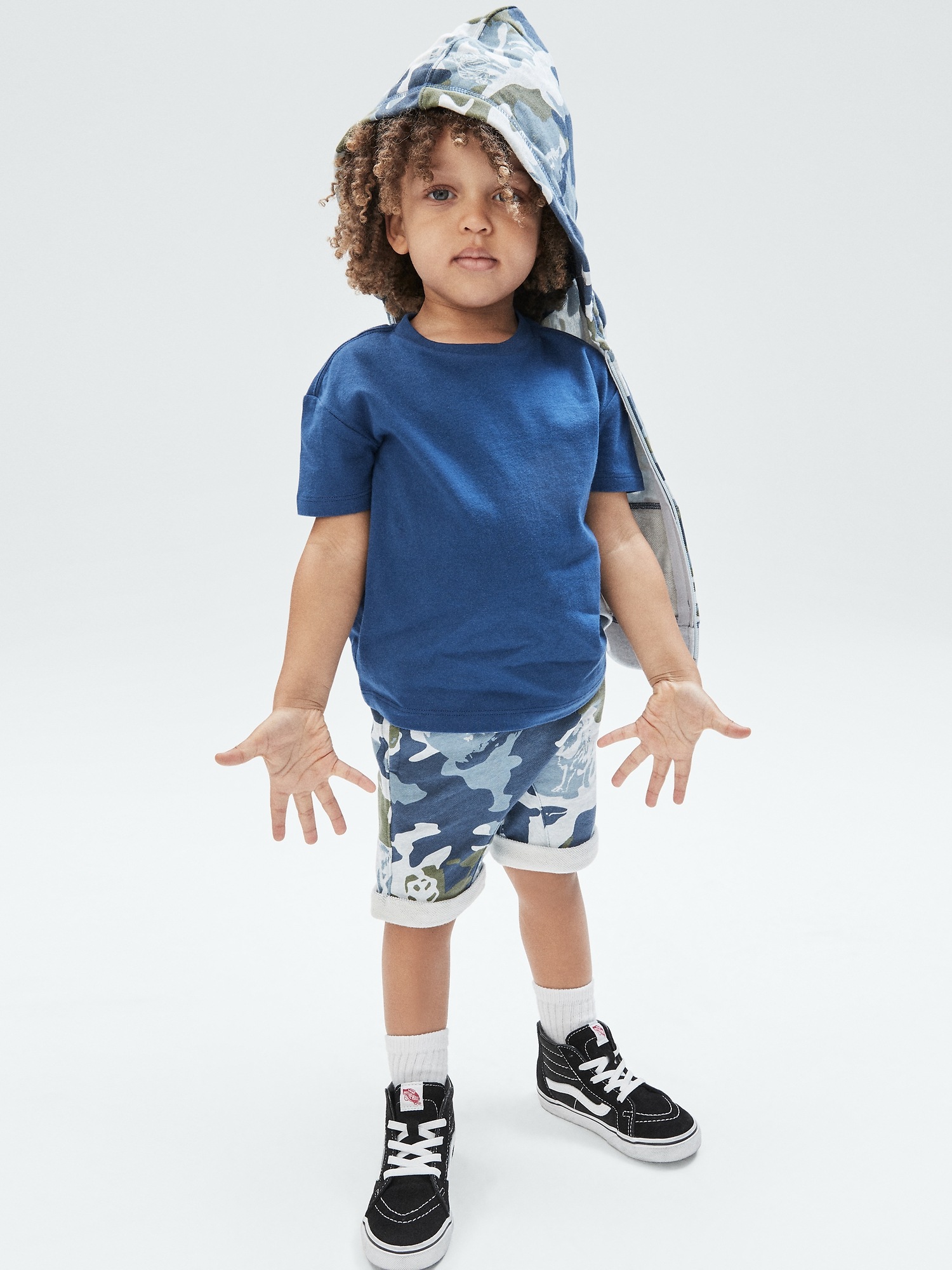 Toddler Wildlife Camo Print Pull-On Shorts