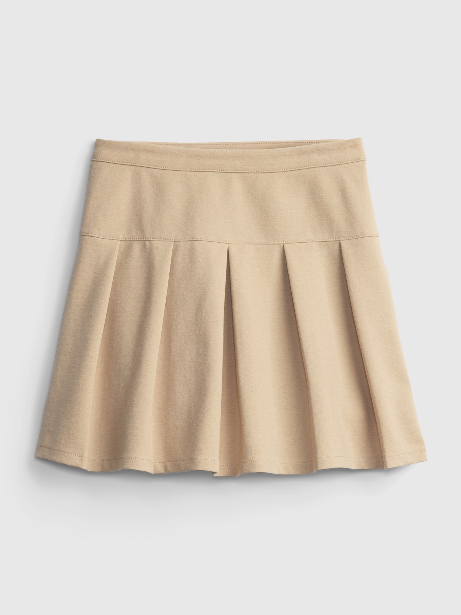 Gap Kids Uniform Pleated Skirt beige. 1