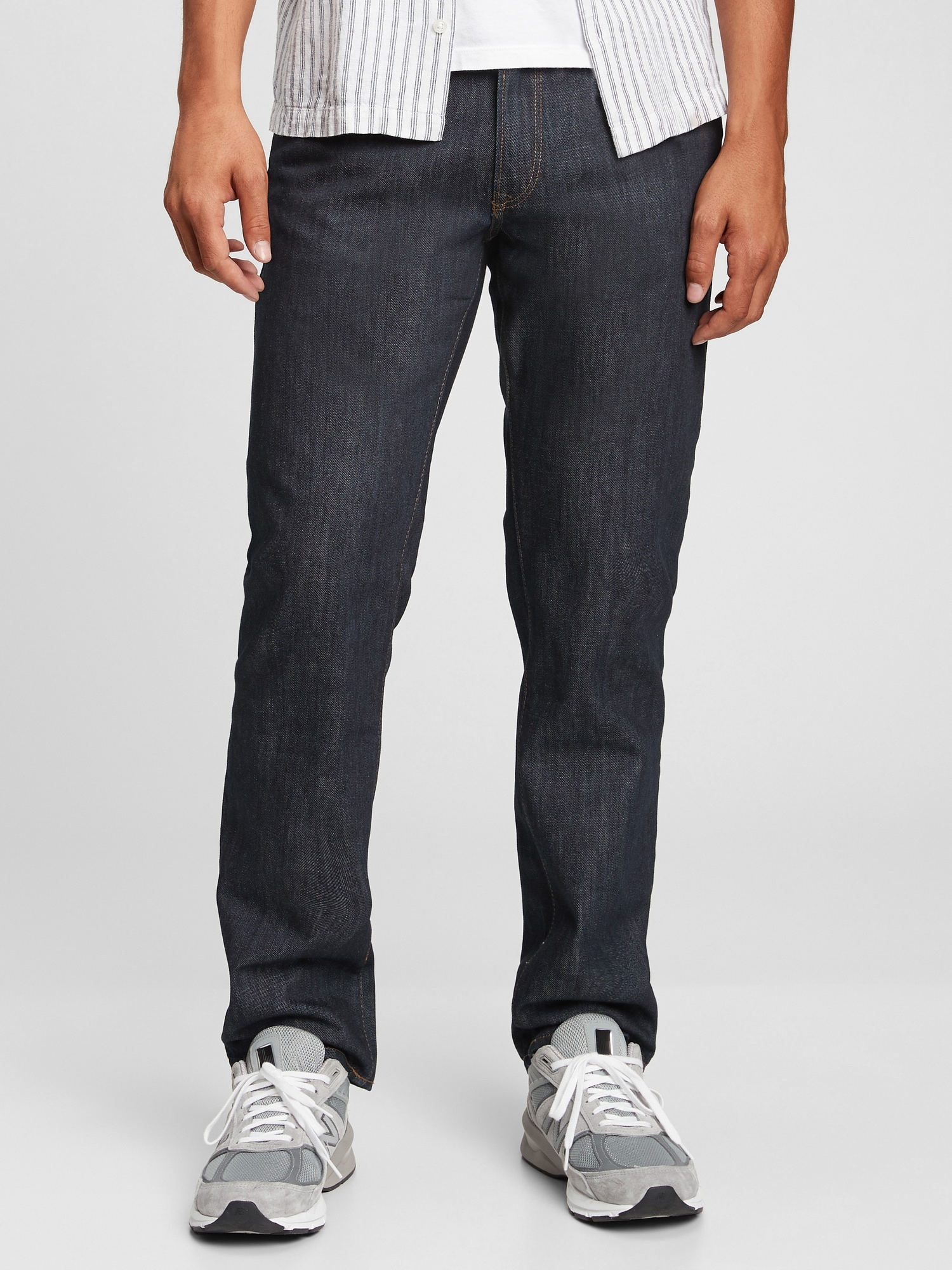 Gap Straight Jeans in GapFlex with Washwell - ShopStyle