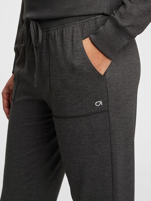 gap brushed tech jersey joggers