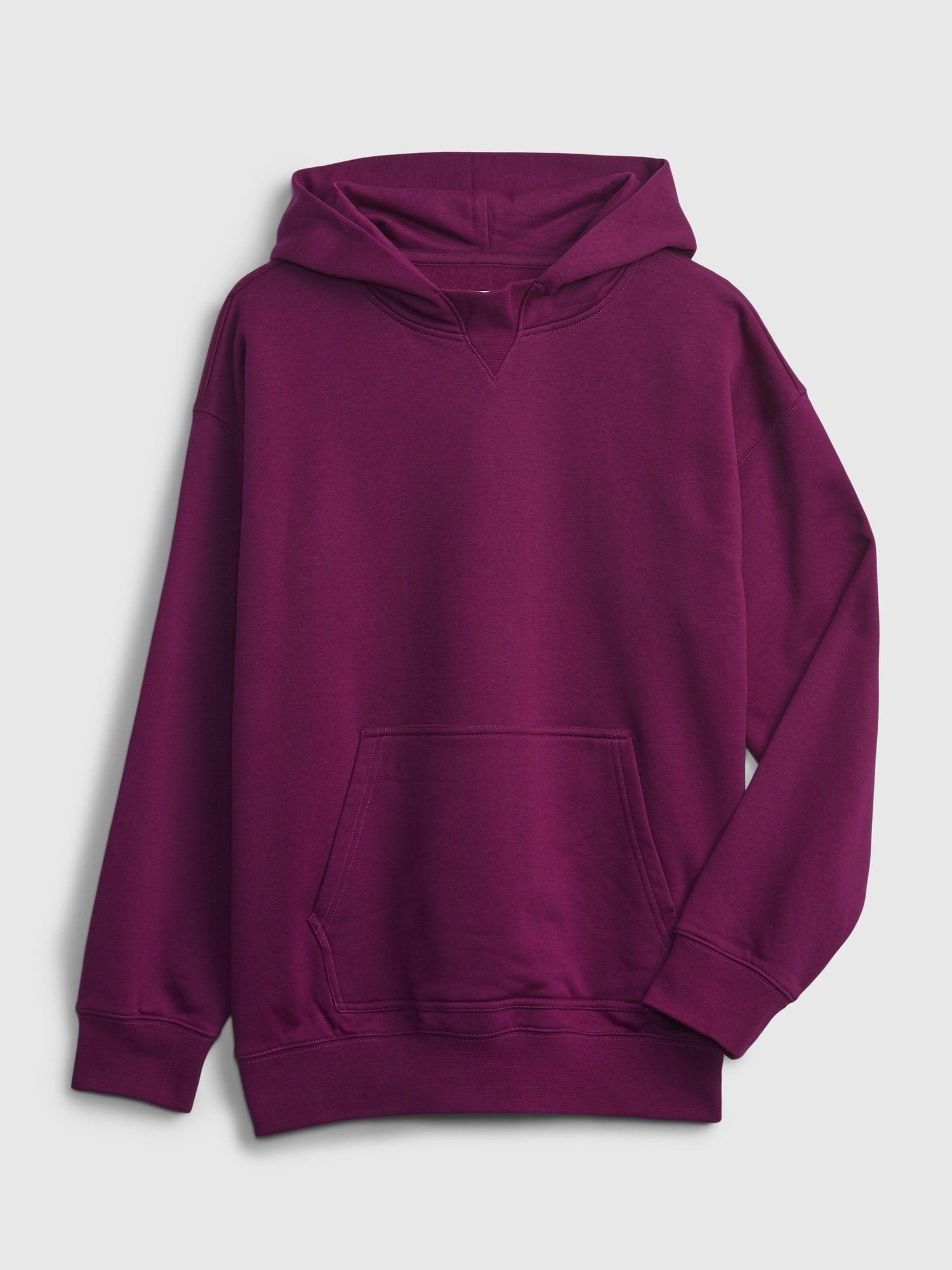 Oversized maroon clearance hoodie