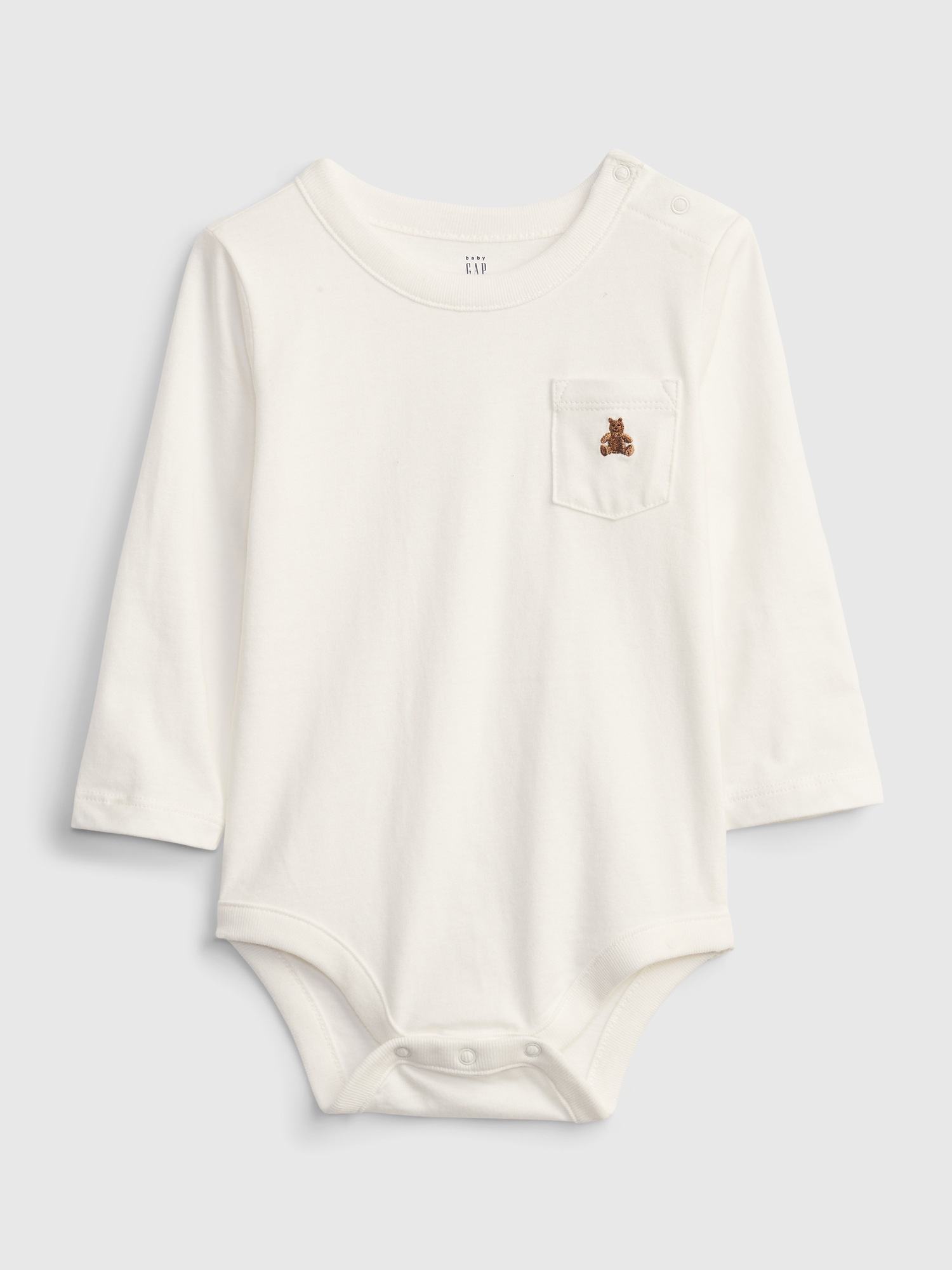 Gap Baby 100% Organic Cotton Mix and Match Bodysuit white. 1