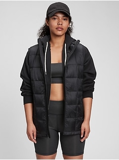 gap womens puffer vests