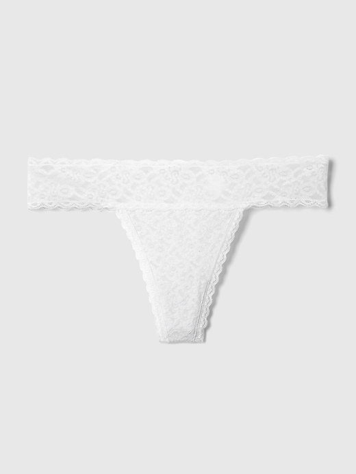 View large product image 1 of 1. Lace Thong