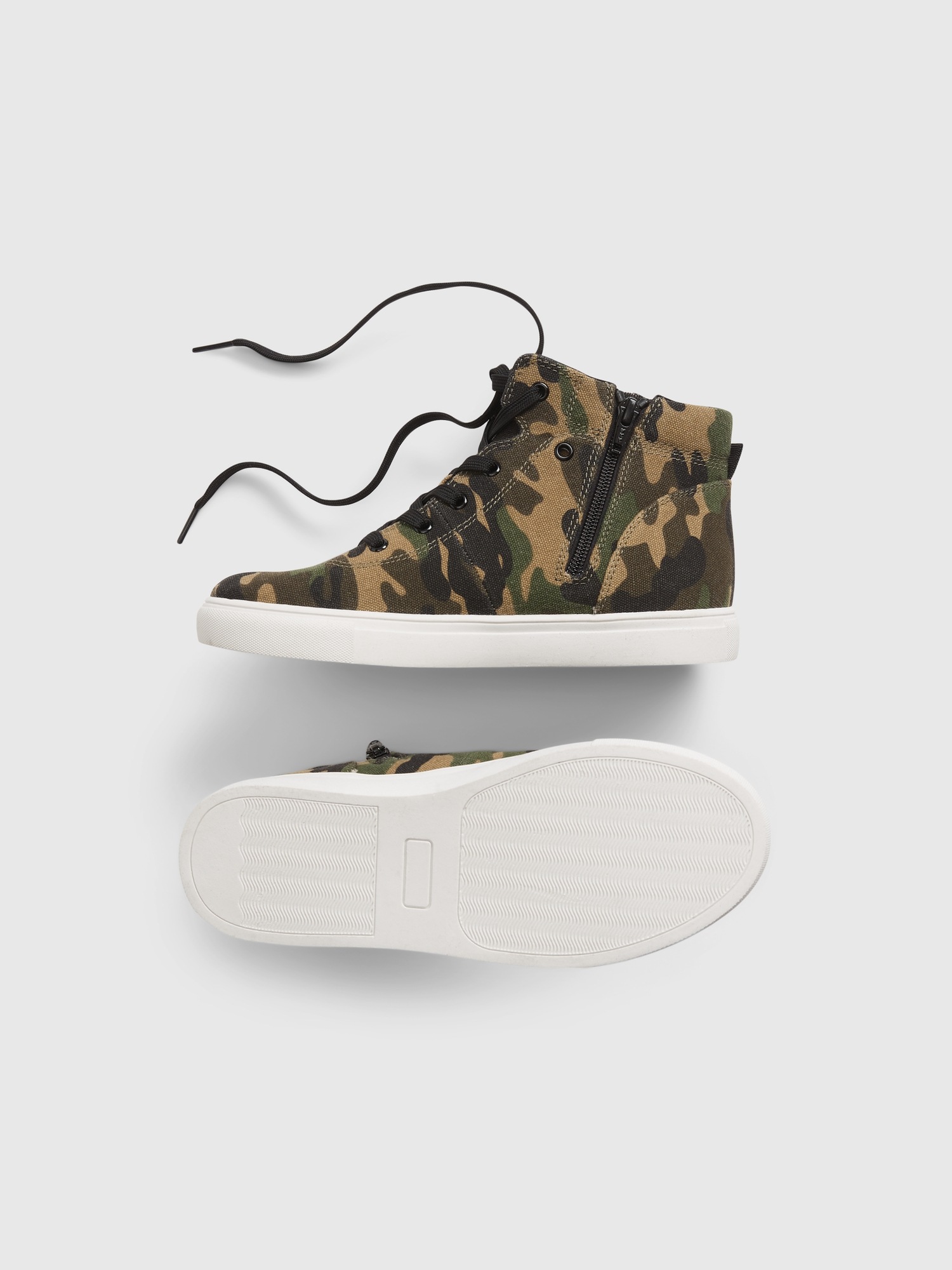 Kids Camo Sneakers