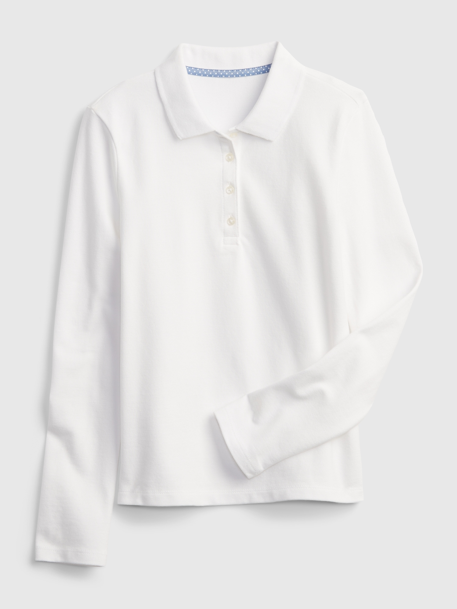 Gap Kids Uniform Polo Shirt white. 1